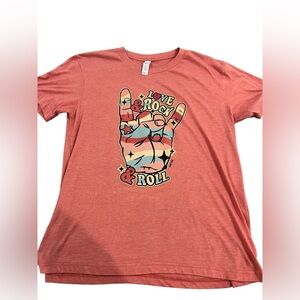 Lucky and Blessed Life Coral T-Shirt